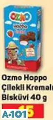 ŞÖLEN OZMO HOPPO ÇİLEKLİ KREMALI BİSKÜVİ 40 G